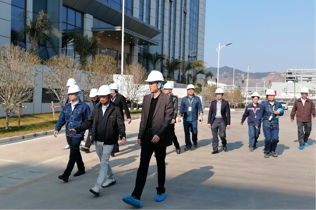 新线投产焕新颜 集团视察鼓干劲